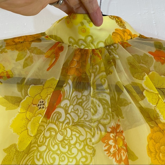 60/70’s Butterfly sleeve maxi dress - Picture 6 of 13